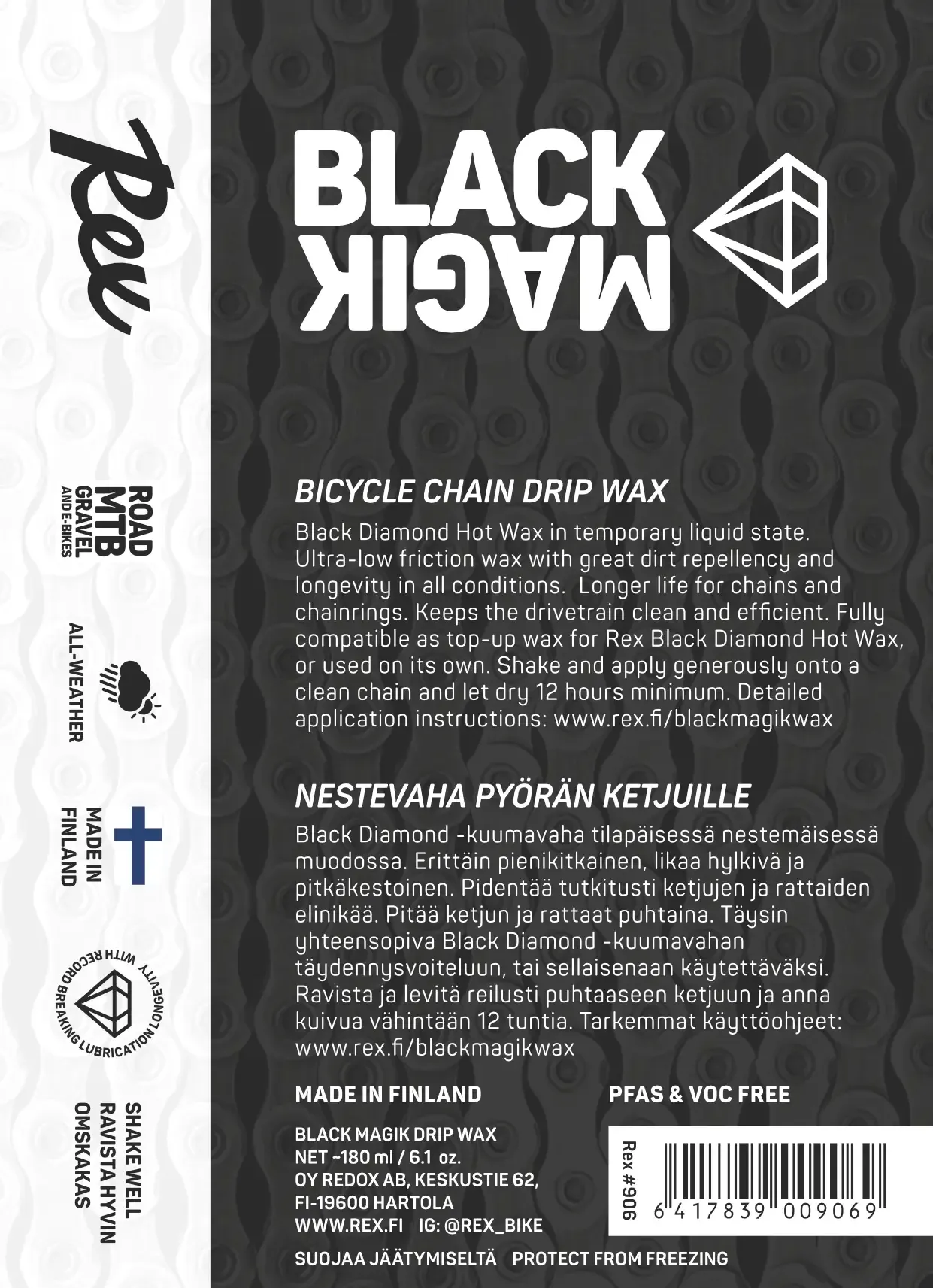 REX Black Magik nestevaha pyörän ketjuille - Image 3