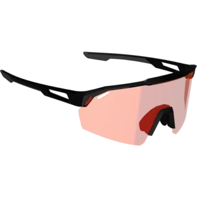 LEATT SpeedViz Lite Satin Black Iriz Cryztal Red Silver 13 VLT Urheilulasit