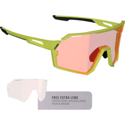 LEATT RideViz Pro Neon Yellow Iriz Cryztal Red 13 VLT