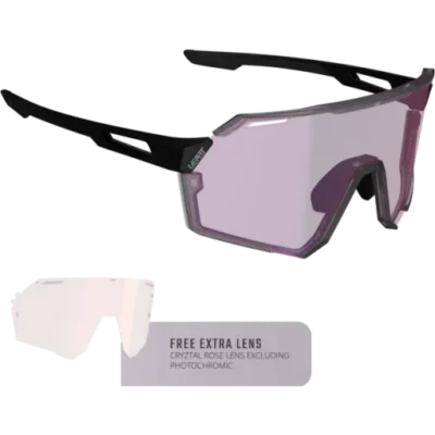 LEATT RideViz Pro Small Grey Iriz Cryztal Fuchsia 22 VLT