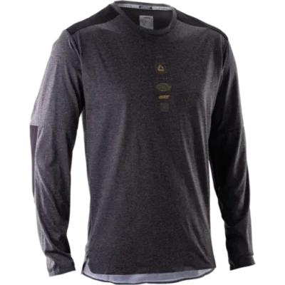 Leatt Jersey MTB Trail Long Sleeve 4.0 Ghost Black Ajopaita