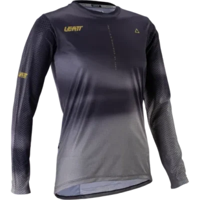 Leatt Jersey MTB Trail 3.0 Long Sleeve Women Ghost Black Ajopaita